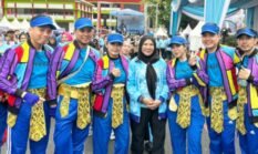 Tim Disdikbud Bandar Lampung Menang Telak di Senam ‘Tabola Bale’